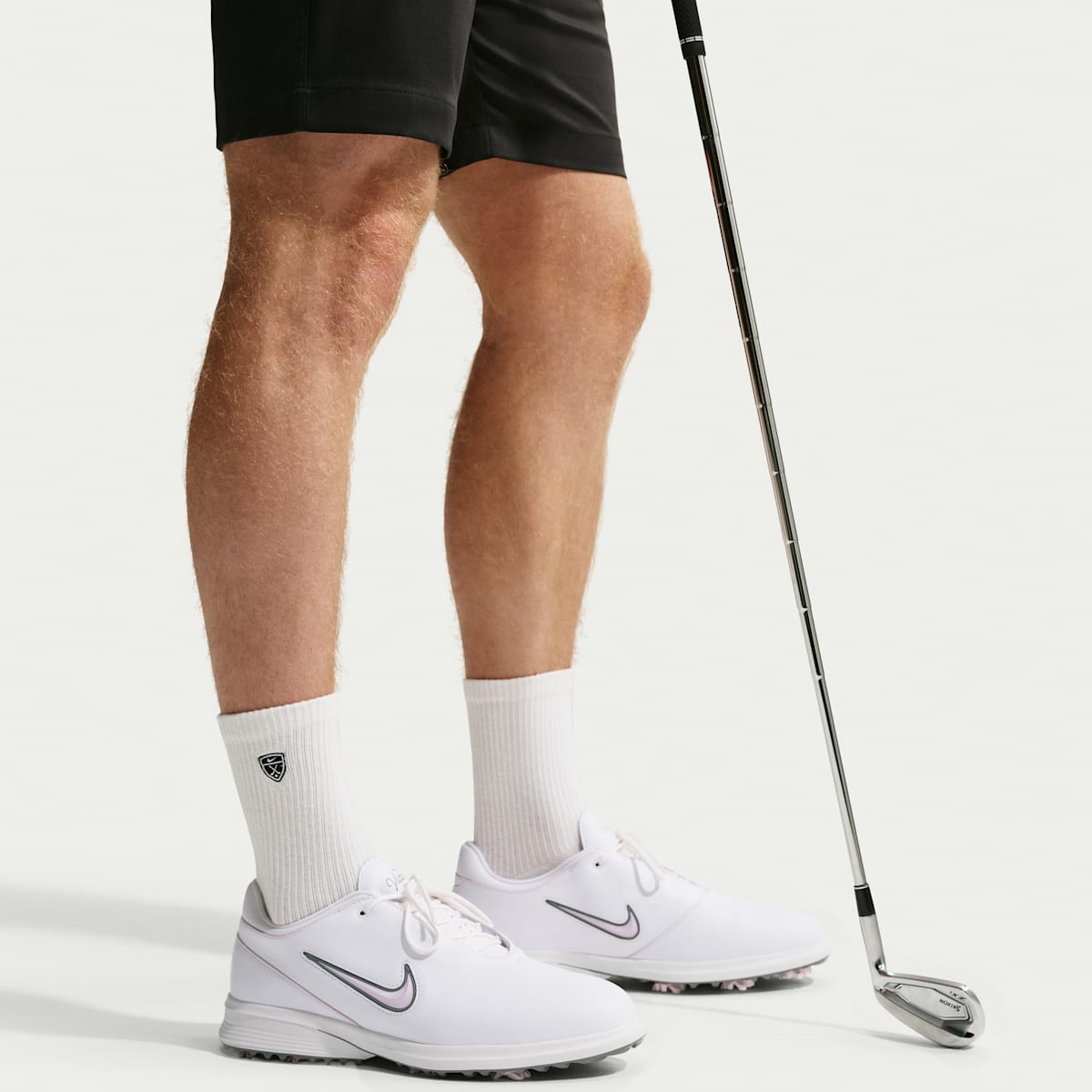 Women's Nike Victory Tour 4 Golf Shoes - White/White/Cool Grey/Bleached Lilac