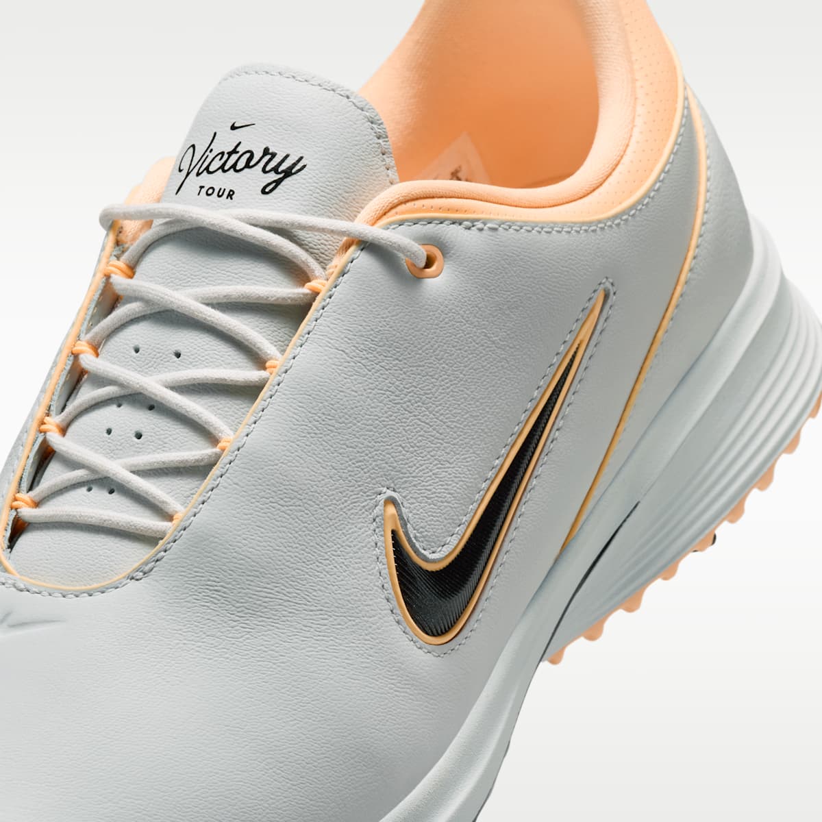 Women's Nike Victory Tour 4 Golf Shoes - Photon Dust/Tangerine Tint/Black