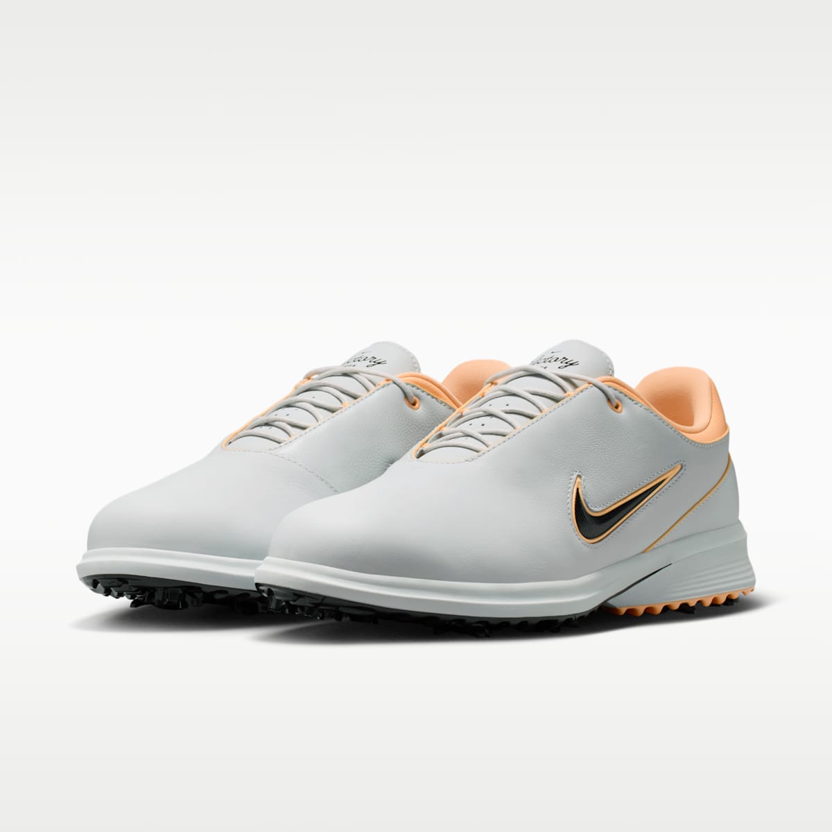 Women's Nike Victory Tour 4 Golf Shoes - Photon Dust/Tangerine Tint/Black