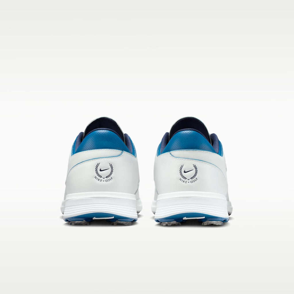 Nike Victory Tour 4 Golf Shoes - Summit White/Court Blue/Metallic Silver - Image 6