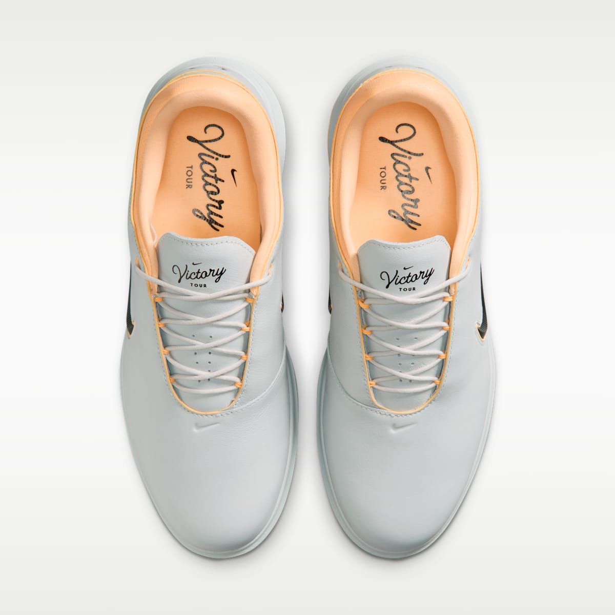Nike Victory Tour 4 Golf Shoes - Photon Dust/Tangerine Tint/Black - Image 4