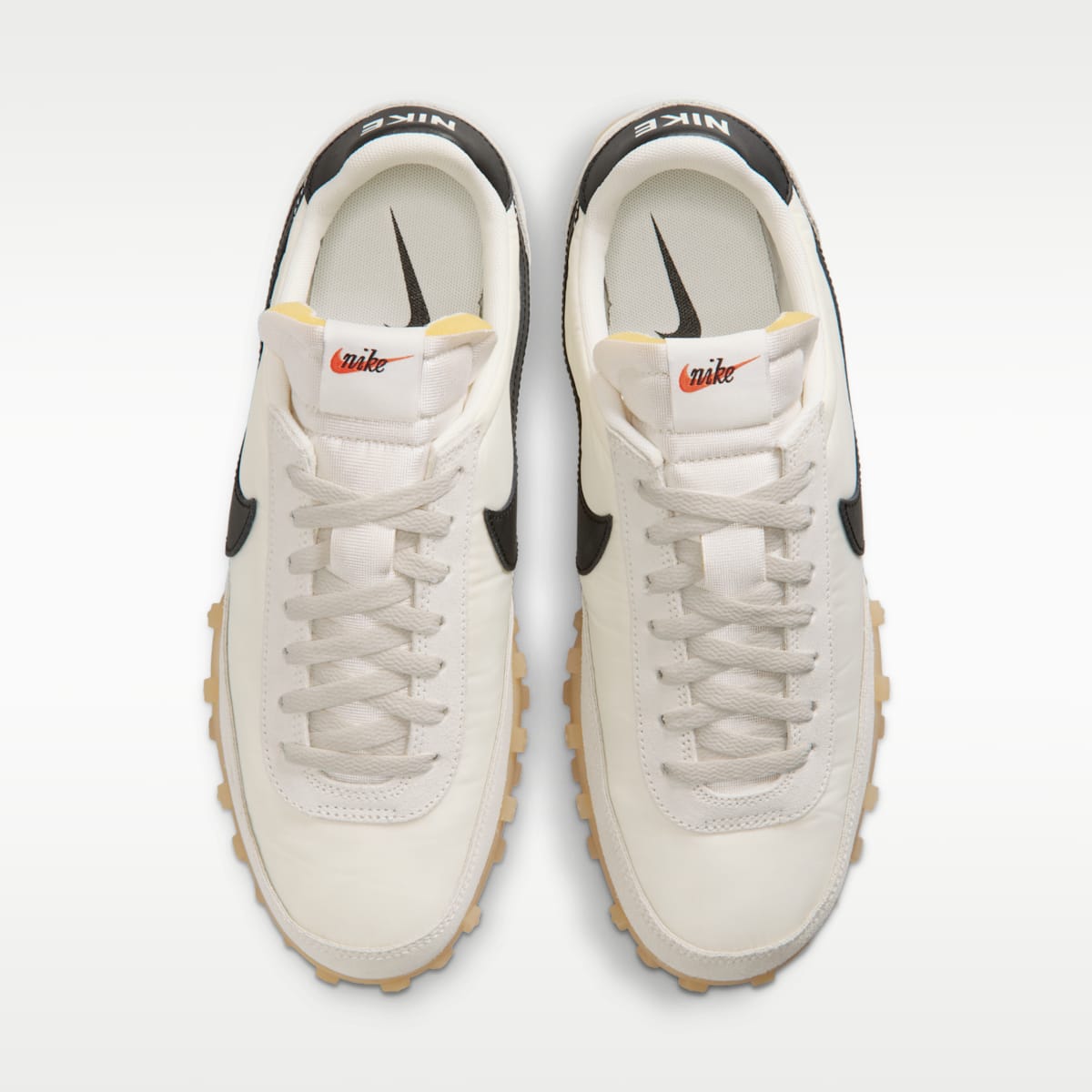 Nike Waffle Racer Men's Shoes - Sail/Coconut Milk/Gum Light Brown/Black - Image 4