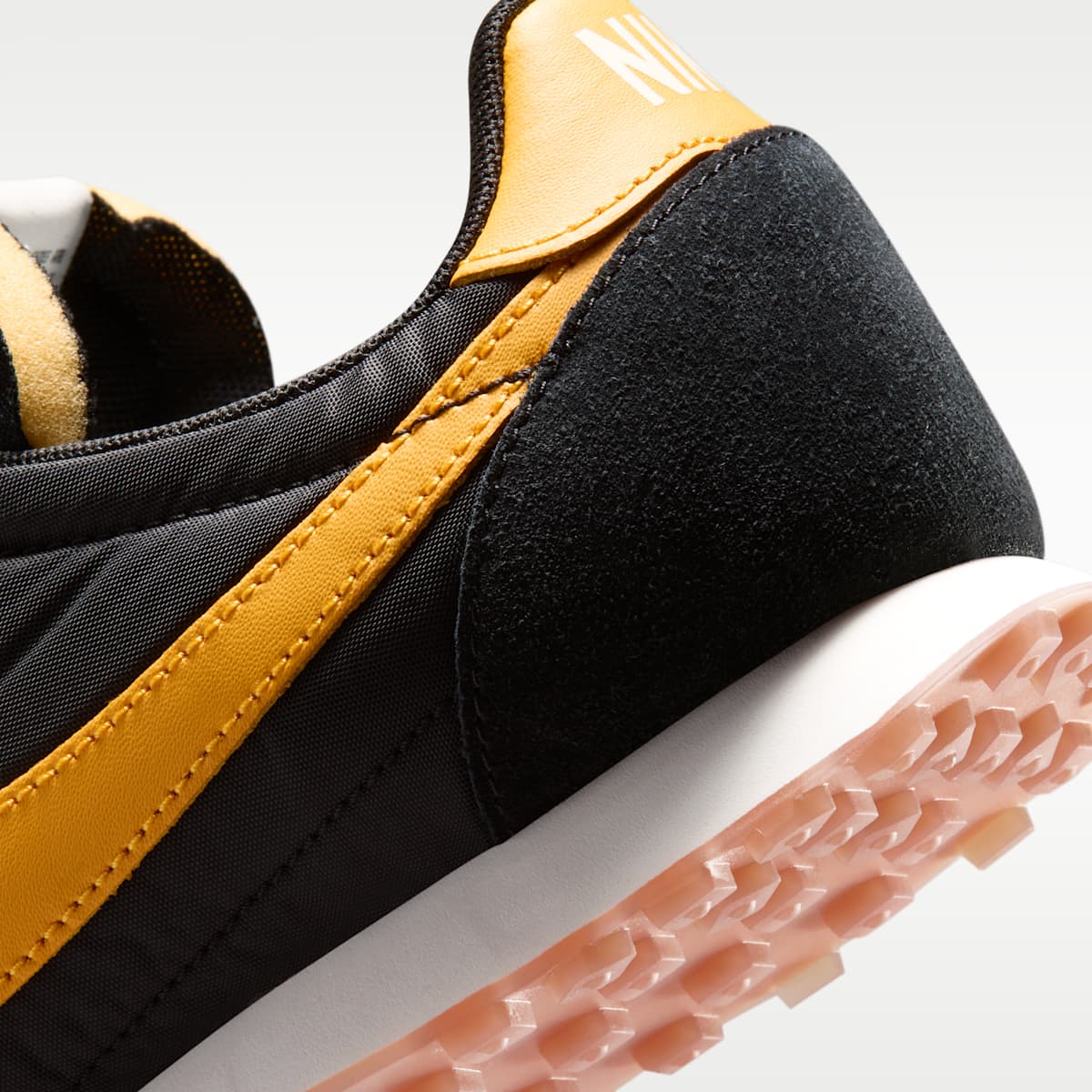 Nike Waffle Racer Men's Shoes - Black/Sail/Gum Medium Brown/University Gold - Image 8