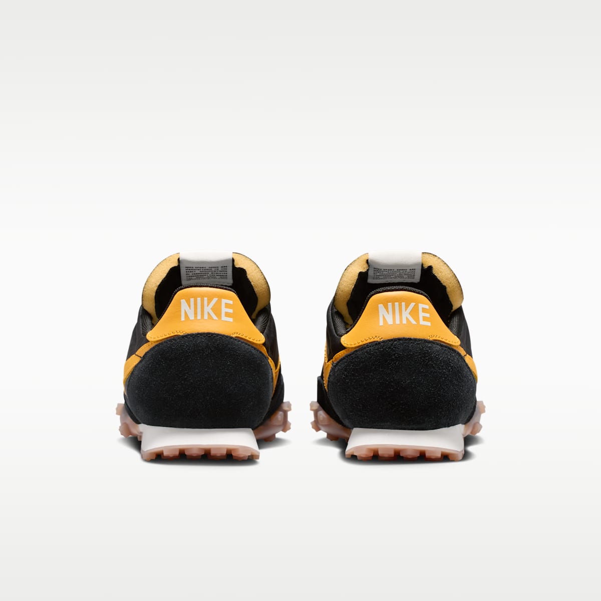 Nike Waffle Racer Men's Shoes - Black/Sail/Gum Medium Brown/University Gold - Image 6