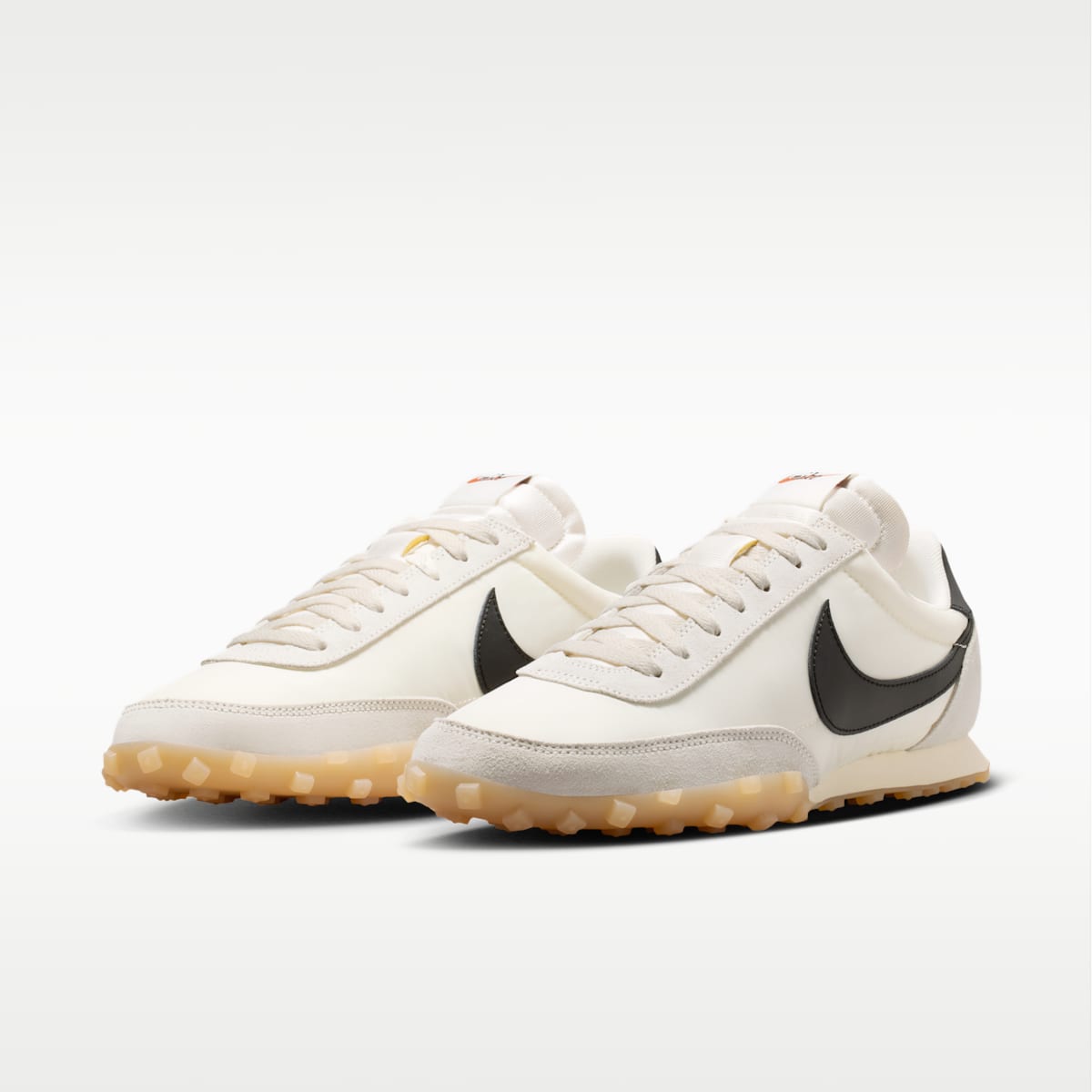 Nike Waffle Racer Men's Shoes - Sail/Coconut Milk/Gum Light Brown/Black - Image 5