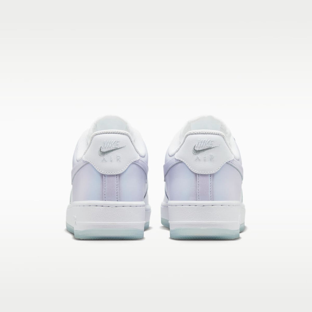 Nike Air Force 1 '07 Women's Shoes - White/Blue Tint/Metallic Silver/Pure Violet - Image 6