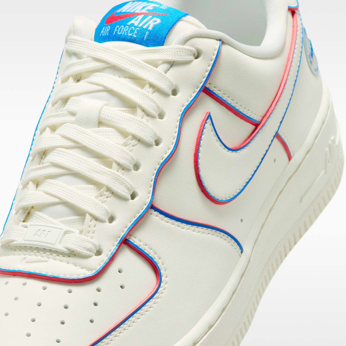Air Force 1 '07 WNBA 30th Women's Shoes - Sail/Action Red/Light Photo Blue/Multi-Color