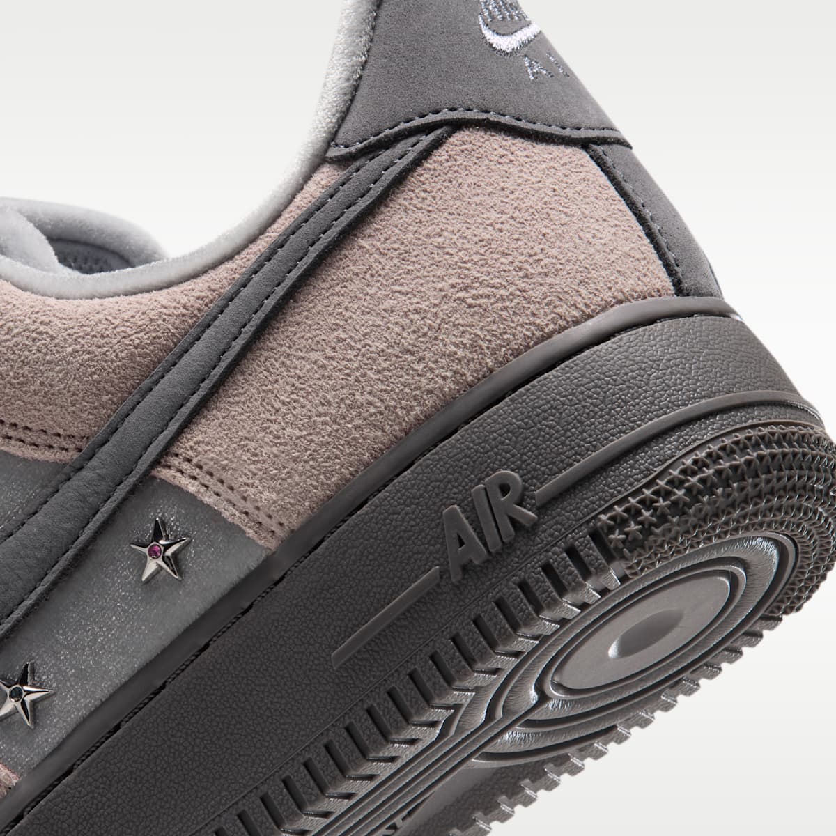 Nike Air Force 1 '07 Women's Shoes - Metallic Silver/Pencil Point/Particle Rose/Pencil Point