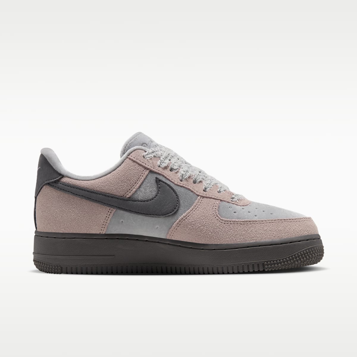 Nike Air Force 1 '07 Women's Shoes - Metallic Silver/Pencil Point/Particle Rose/Pencil Point - Image 3