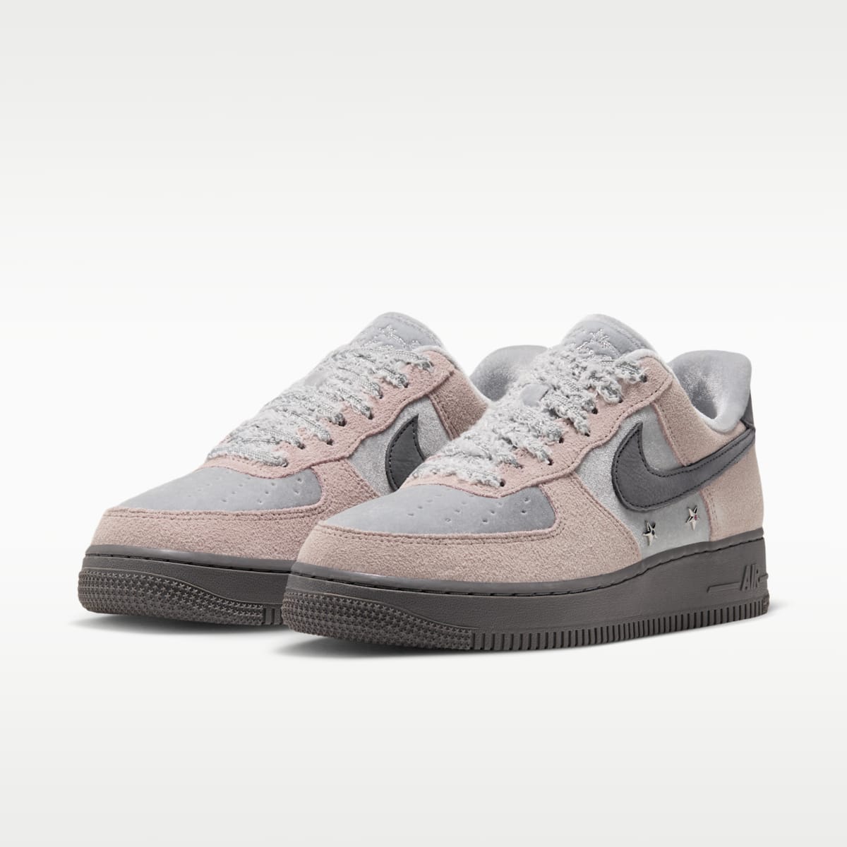 Nike Air Force 1 '07 Women's Shoes - Metallic Silver/Pencil Point/Particle Rose/Pencil Point - Image 5