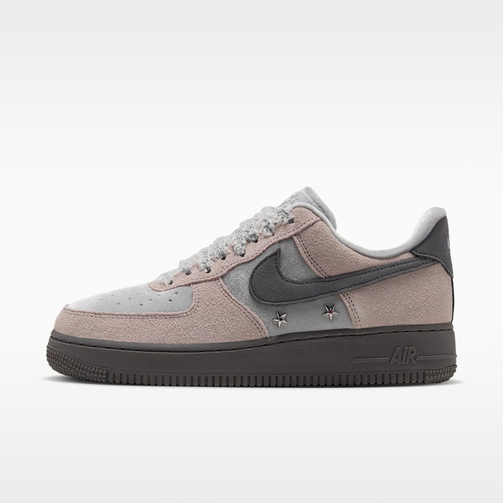 Nike Air Force 1 '07 Women's Shoes - Metallic Silver/Pencil Point/Particle Rose/Pencil Point - Image 1