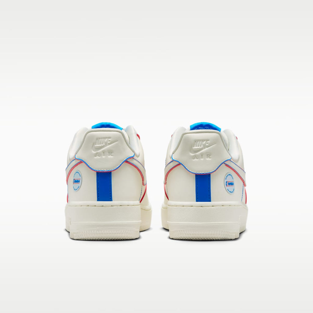 Air Force 1 '07 WNBA 30th Women's Shoes - Sail/Action Red/Light Photo Blue/Multi-Color - Image 6