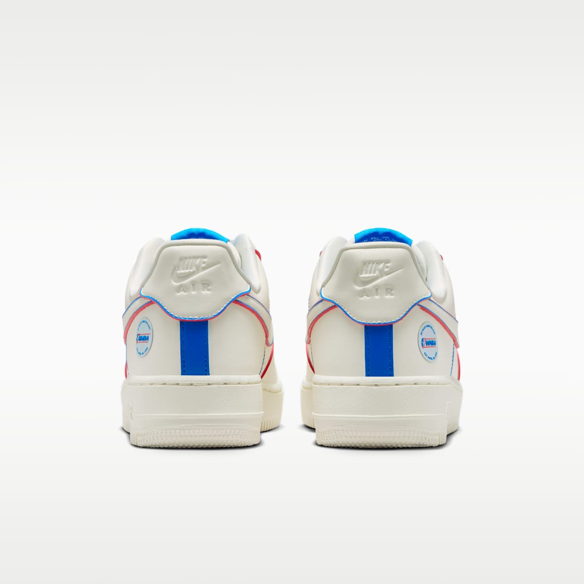Air Force 1 '07 WNBA 30th Women's Shoes - Sail/Action Red/Light Photo Blue/Multi-Color - Image 6
