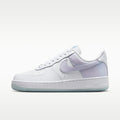 Nike Air Force 1 '07 Women's Shoes - White/Blue Tint/Metallic Silver/Pure Violet - Image 1