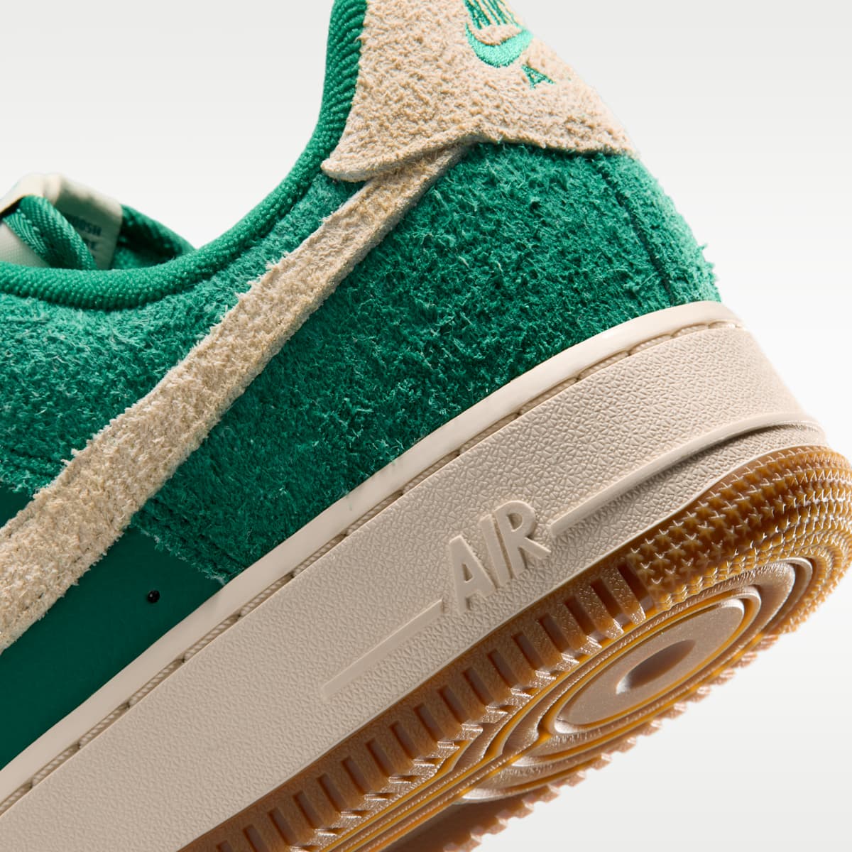 Nike Air Force 1 '07 "Game Day"  Women's Shoes - Malachite/University Gold/Gum Medium Brown/Coconut Milk - Image 8