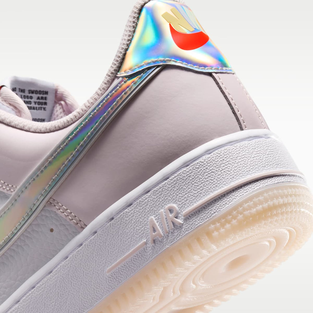 Nike Air Force 1 '07 Women's Shoes - White/Pearl Pink/Flash Crimson/Metallic Silver - Image 8