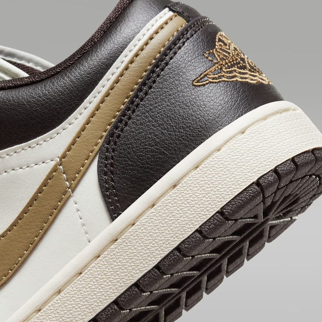 Air Jordan 1 Low Women's Shoes - Shadow Brown/Sail/Brown Kelp