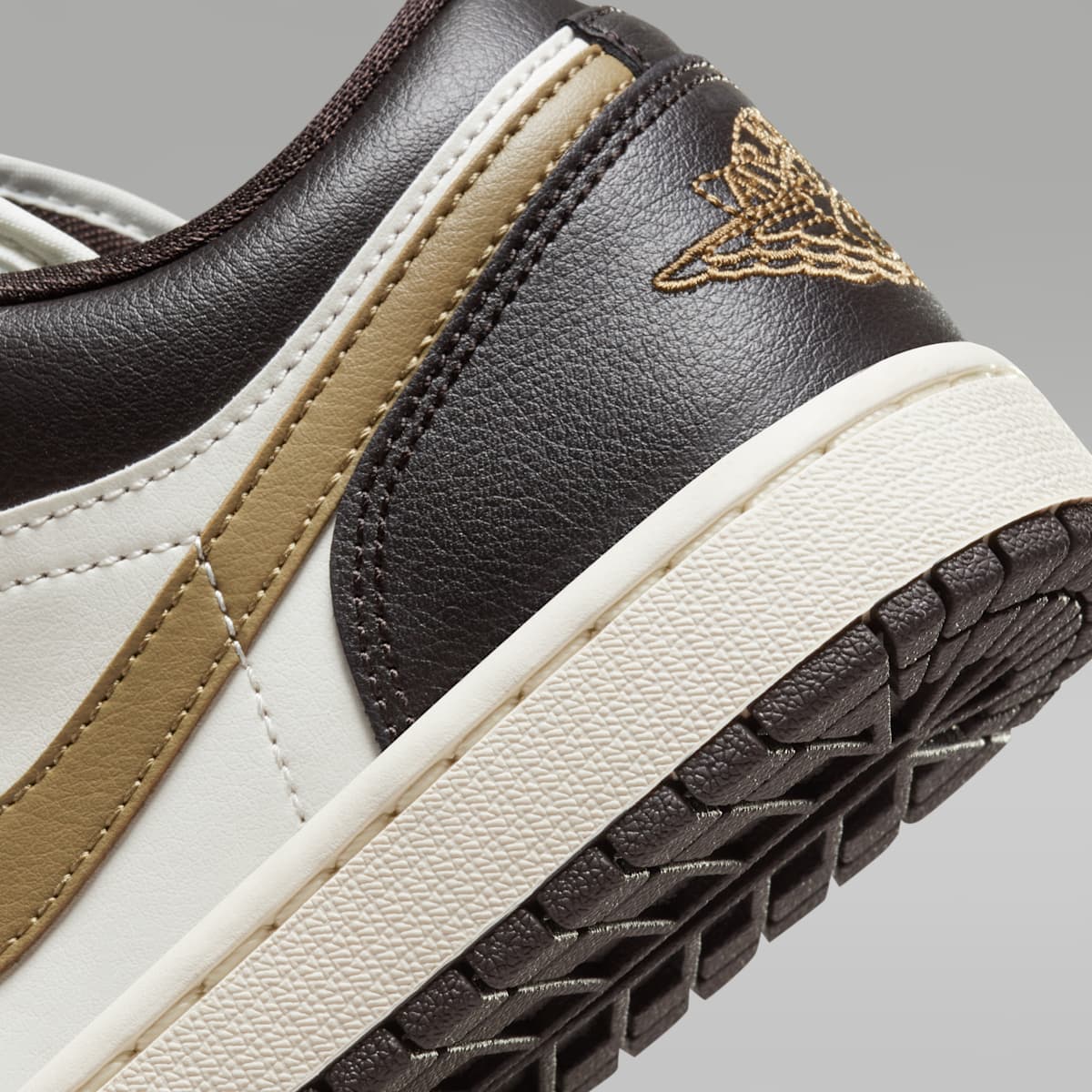 Air Jordan 1 Low Women's Shoes - Shadow Brown/Sail/Brown Kelp