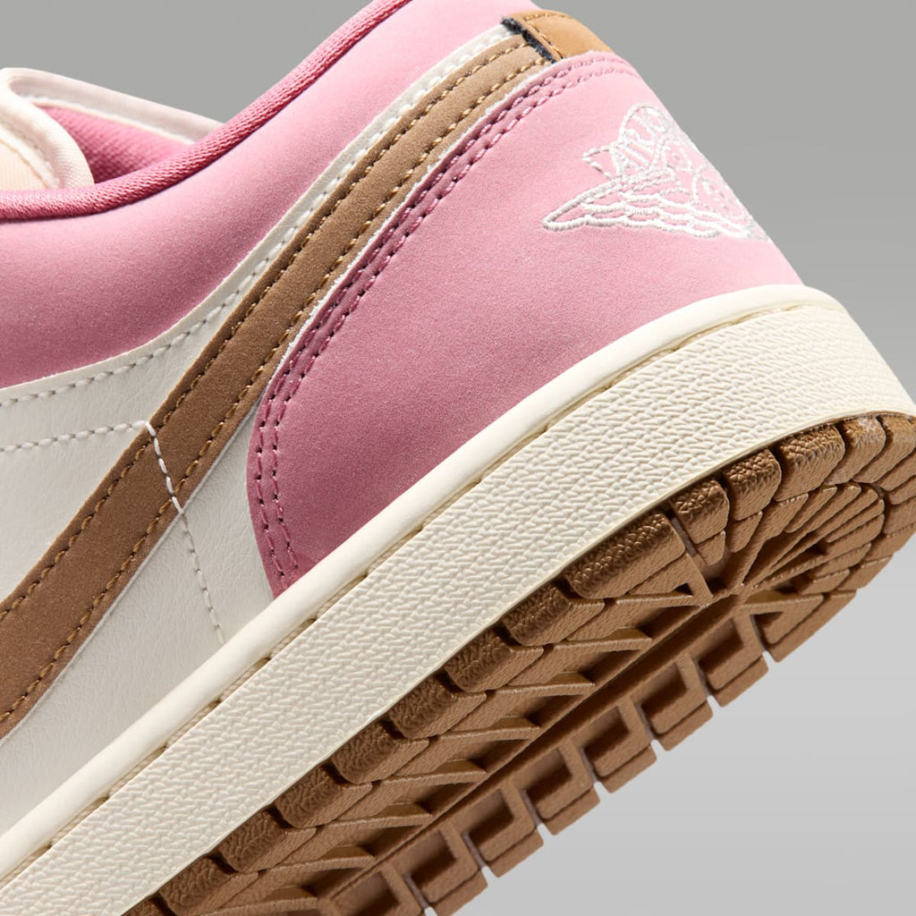 Air Jordan 1 Low Women's Shoes - Desert Berry/Light British Tan/Chalk/Sail - Image 8