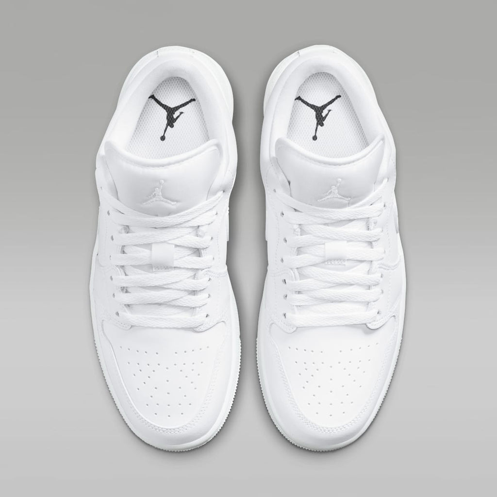 Air Jordan 1 Low Women's Shoes - White/White/White