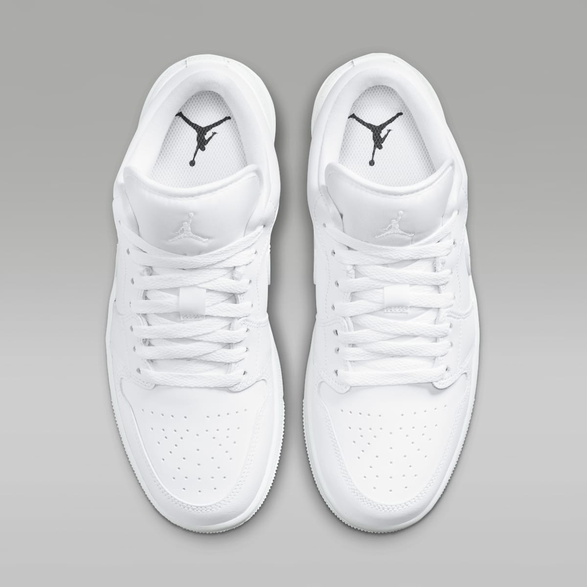 Air Jordan 1 Low Women's Shoes - White/White/White