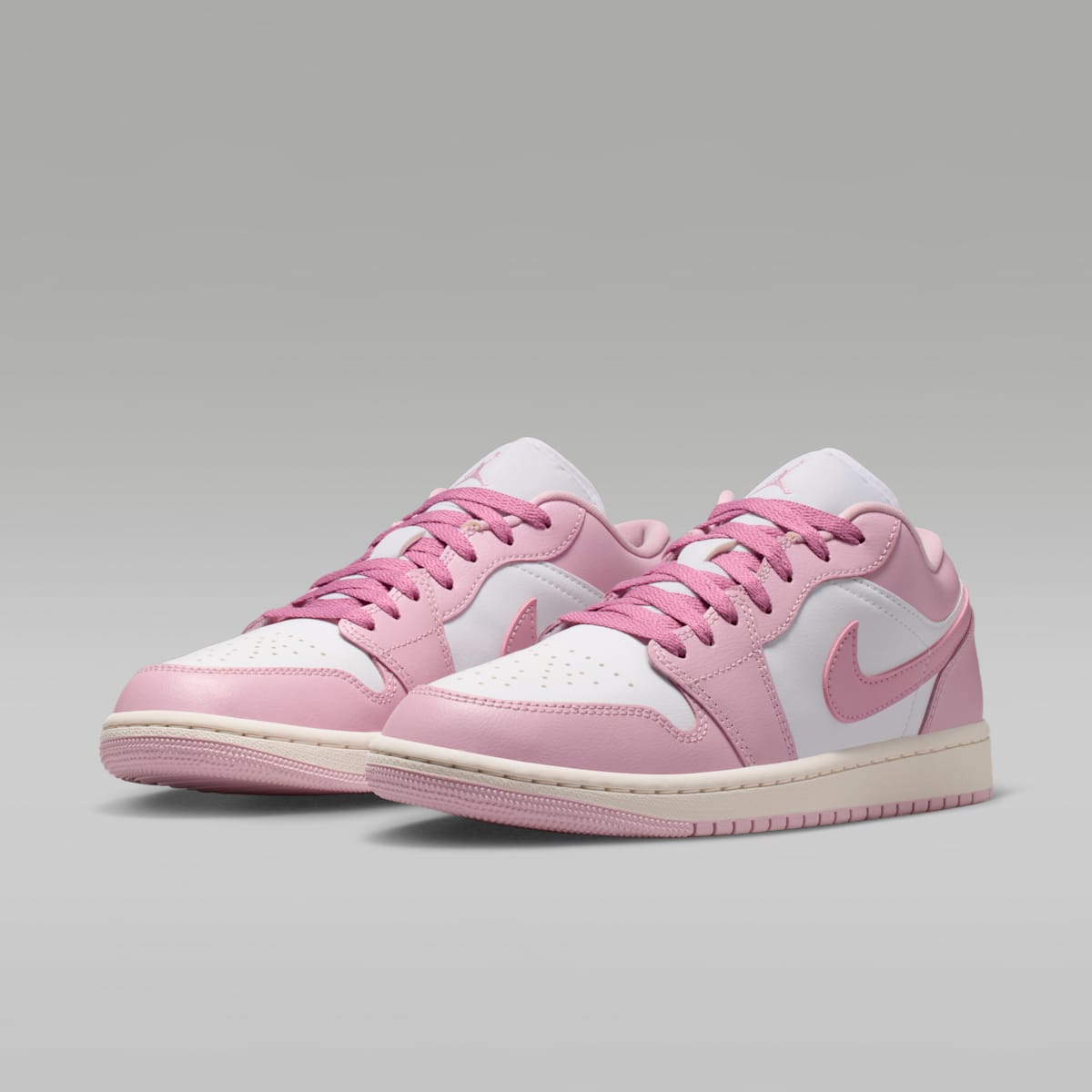 Air Jordan 1 Low Women's Shoes - Iced Carmine/Elemental Pink/Sail/White - Image 5
