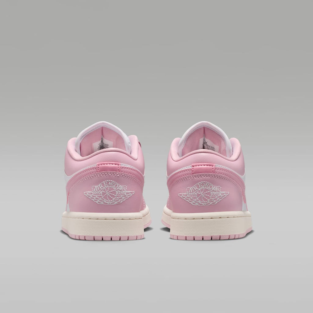 Air Jordan 1 Low Women's Shoes - Iced Carmine/Elemental Pink/Sail/White