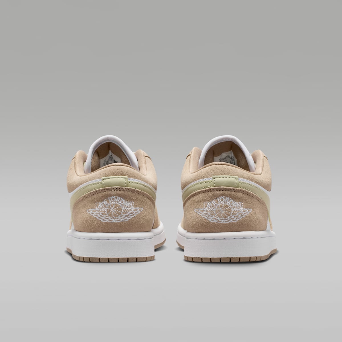 Air Jordan 1 Low Women's Shoes - Khaki/Olive Aura/Sail/White - Image 6