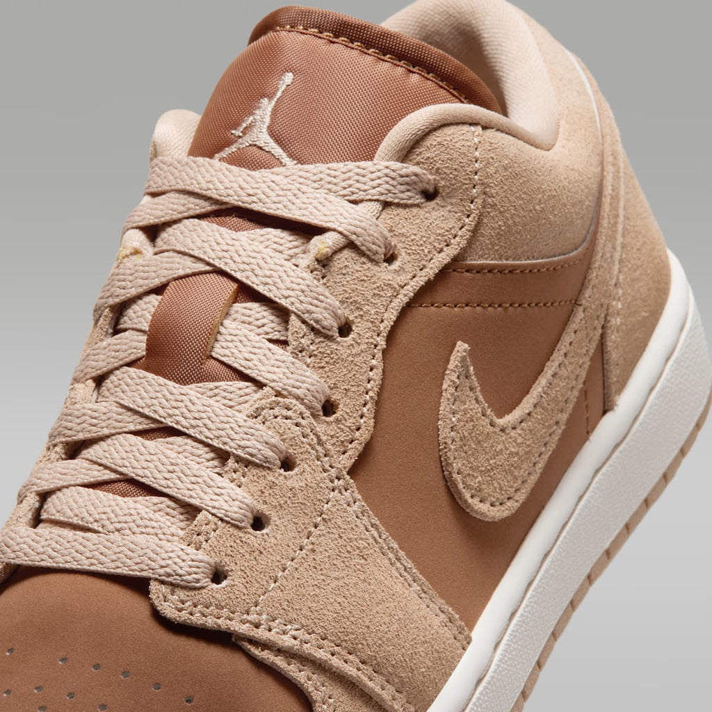Air Jordan 1 Low Women's Shoes - Legend Medium Brown/Chalk/Light British Tan