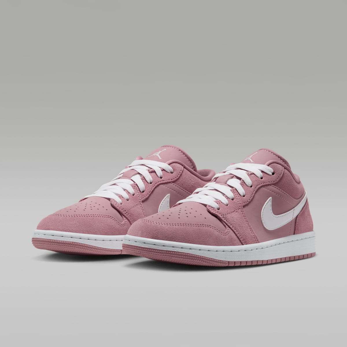 Air Jordan 1 Low Women's Shoes - Rust Pink/Rust Pink/White