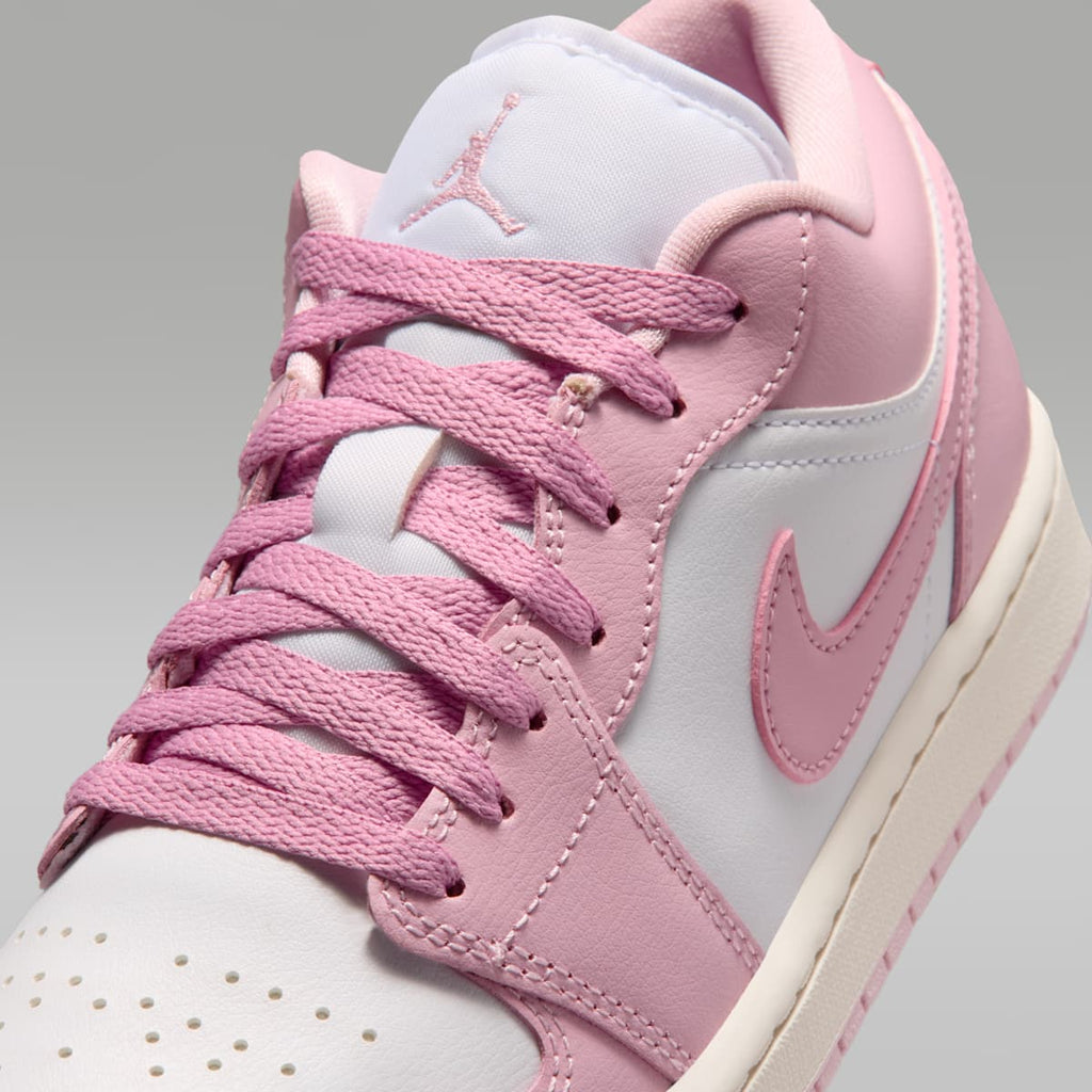Air Jordan 1 Low Women's Shoes - Iced Carmine/Elemental Pink/Sail/White