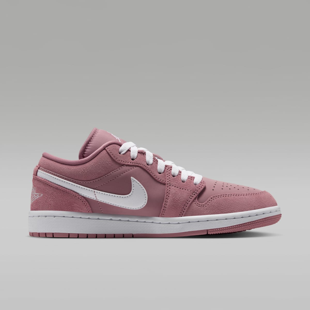 Air Jordan 1 Low Women's Shoes - Rust Pink/Rust Pink/White