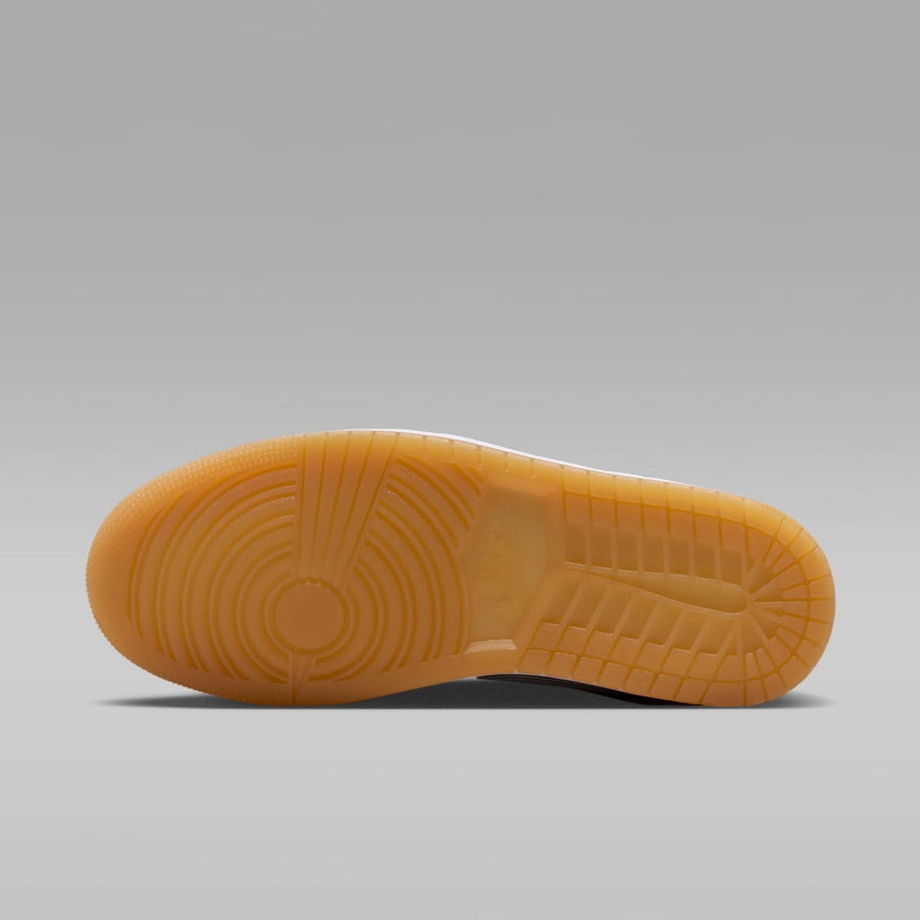Air Jordan 1 Low Women's Shoes - Gold/White/Gum Yellow/Gold
