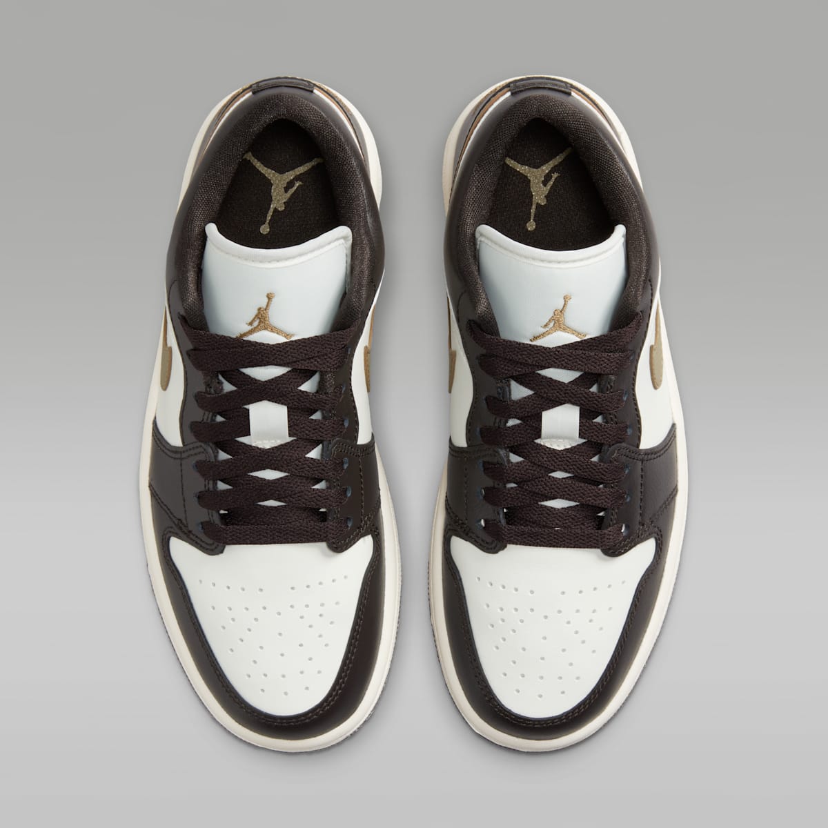 Air Jordan 1 Low Women's Shoes - Shadow Brown/Sail/Brown Kelp