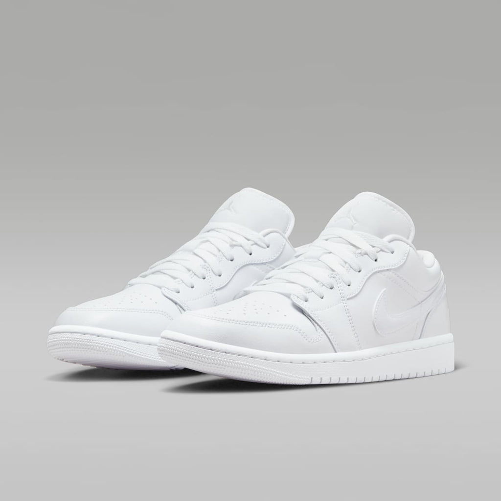 Air Jordan 1 Low Women's Shoes - White/White/White