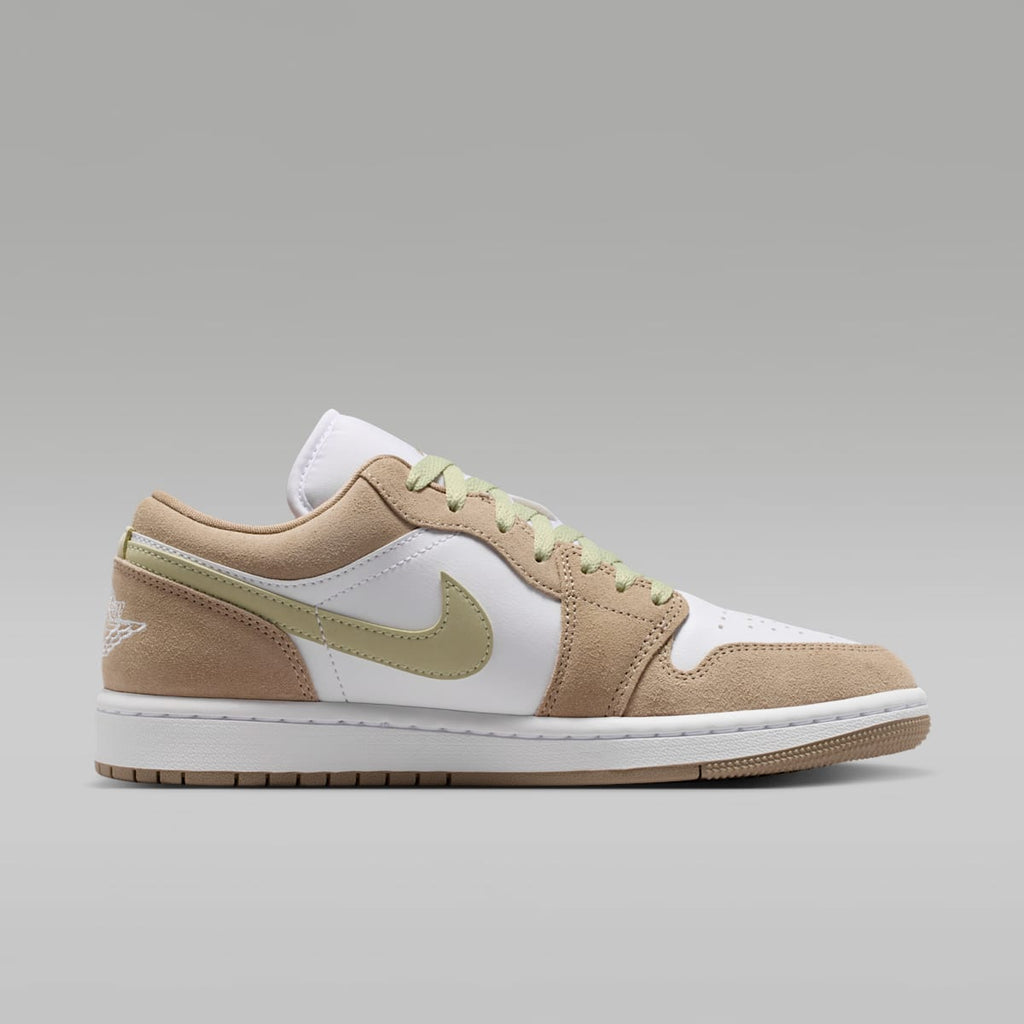 Air Jordan 1 Low Women's Shoes - Khaki/Olive Aura/Sail/White - Image 3
