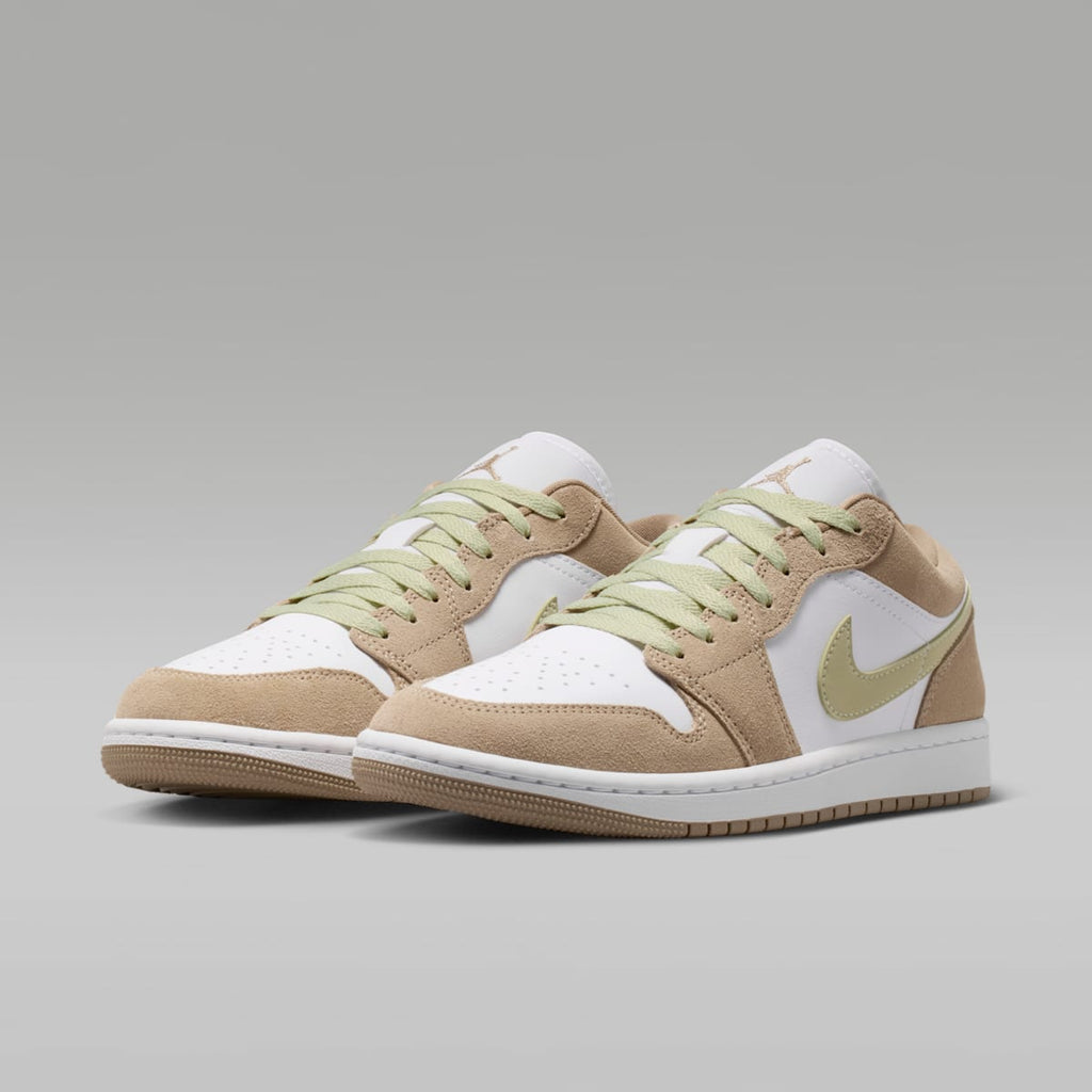 Air Jordan 1 Low Women's Shoes - Khaki/Olive Aura/Sail/White - Image 5