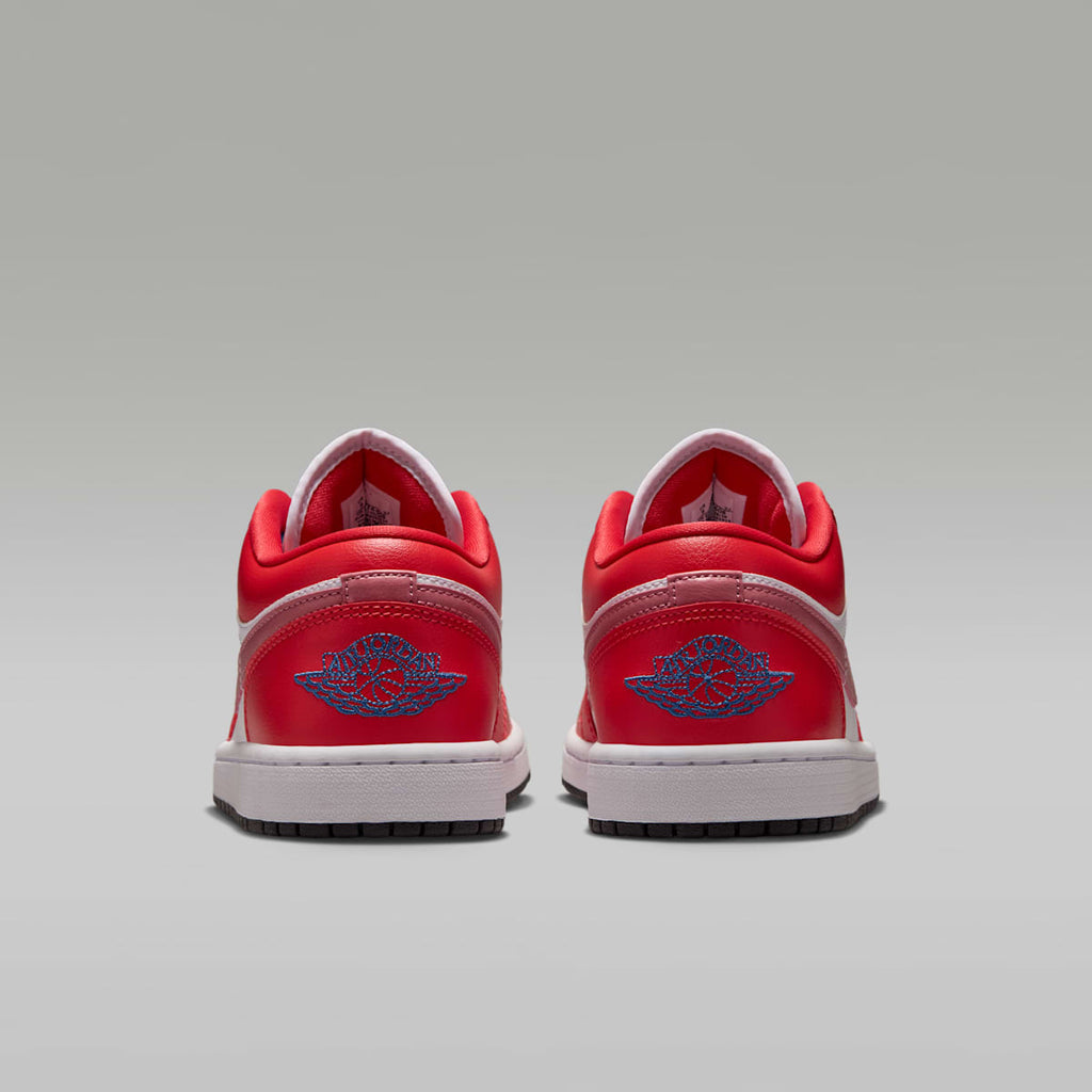 Air Jordan 1 Low Women's Shoes - Track Red/White/Desert Berry/True Blue - Image 6