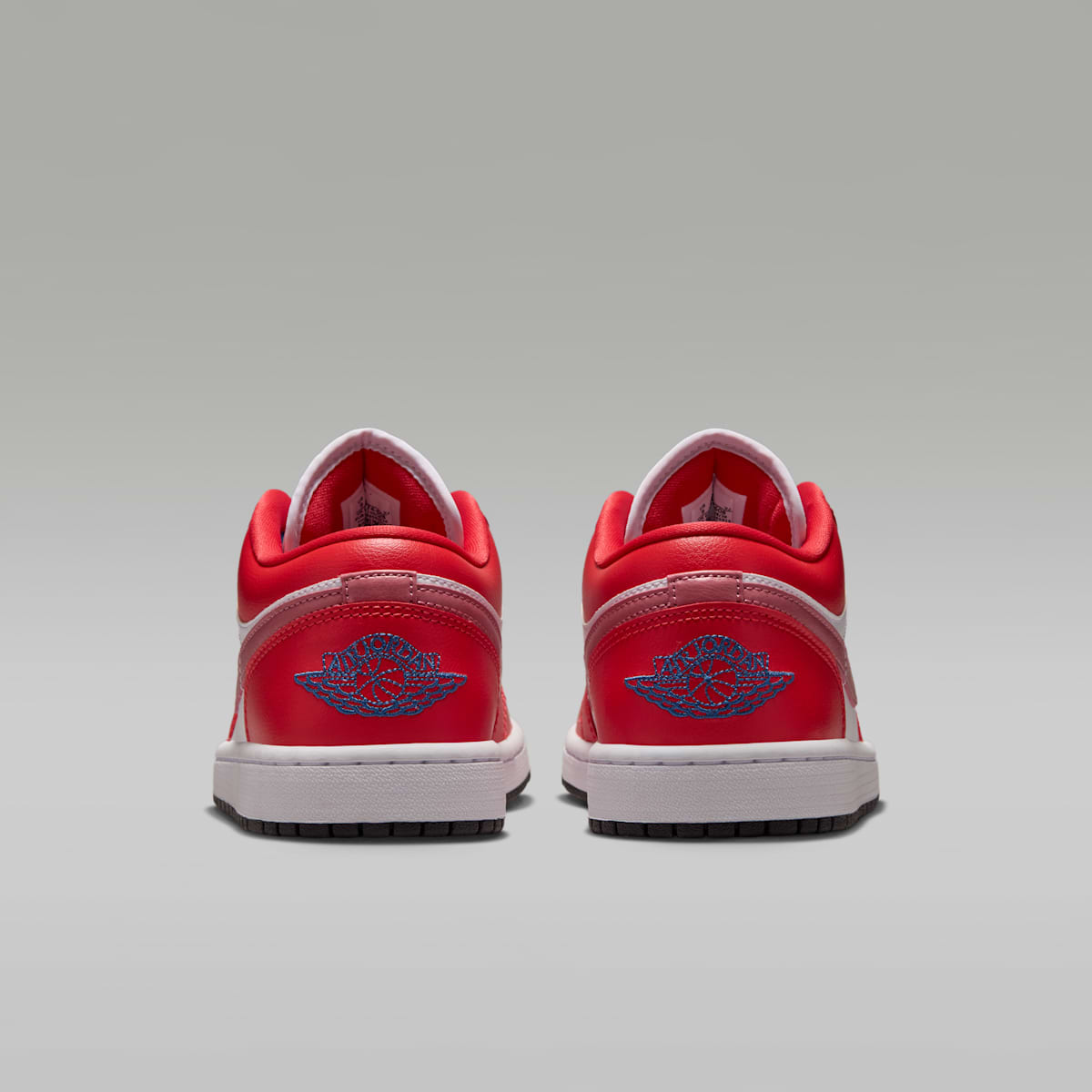 Air Jordan 1 Low Women's Shoes - Track Red/White/Desert Berry/True Blue - Image 6