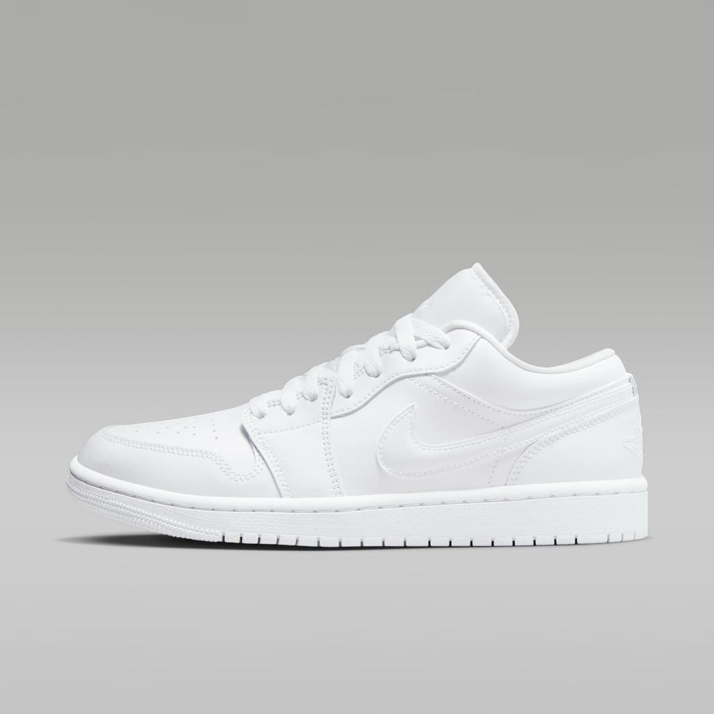 Air Jordan 1 Low Women's Shoes - White/White/White