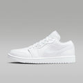 Air Jordan 1 Low Women's Shoes - White/White/White