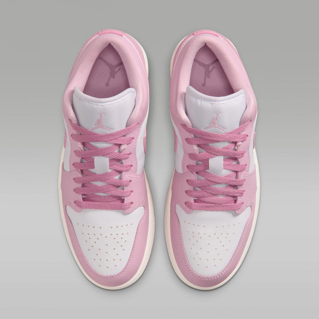 Air Jordan 1 Low Women's Shoes - Iced Carmine/Elemental Pink/Sail/White