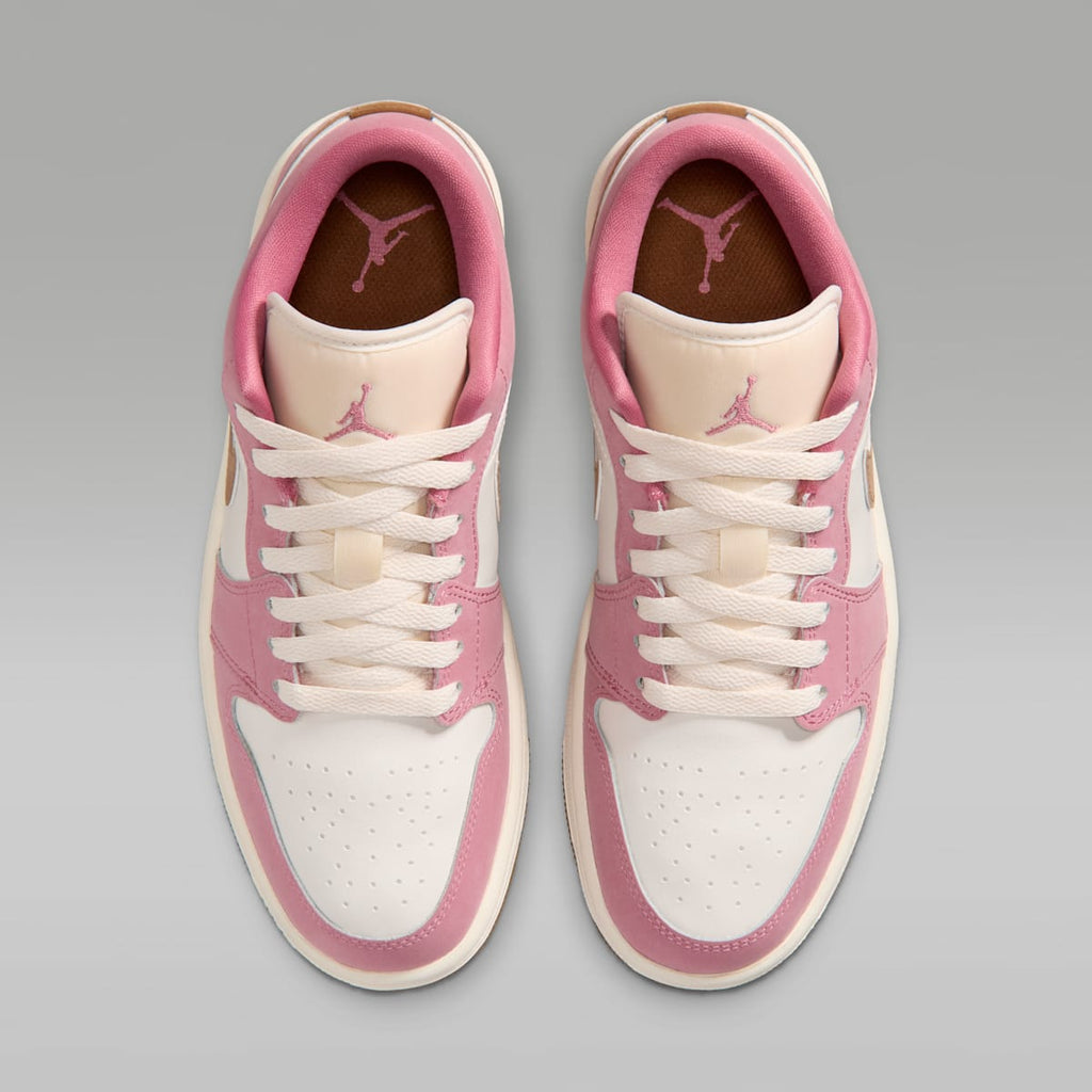 Air Jordan 1 Low Women's Shoes - Desert Berry/Light British Tan/Chalk/Sail - Image 4