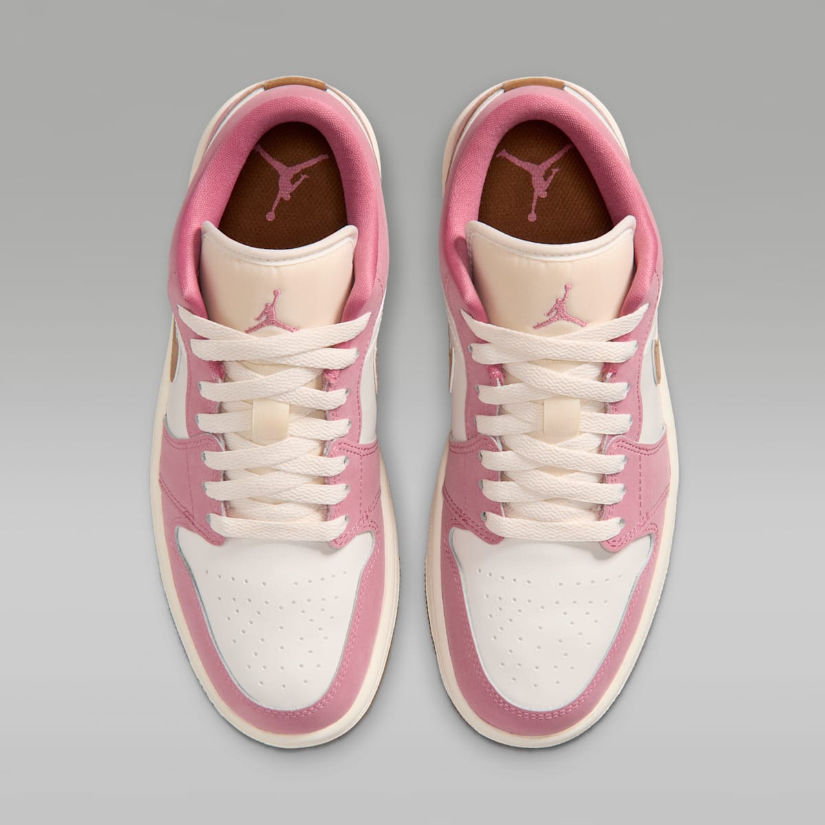 Air Jordan 1 Low Women's Shoes - Desert Berry/Light British Tan/Chalk/Sail - Image 4