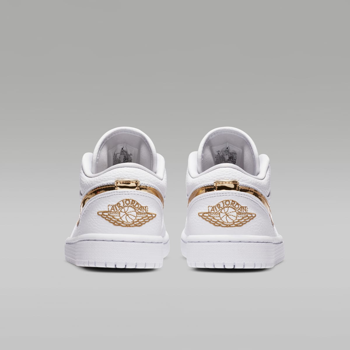 Air Jordan 1 Low SE Women's Shoes - White/White/Metallic Gold - Image 6