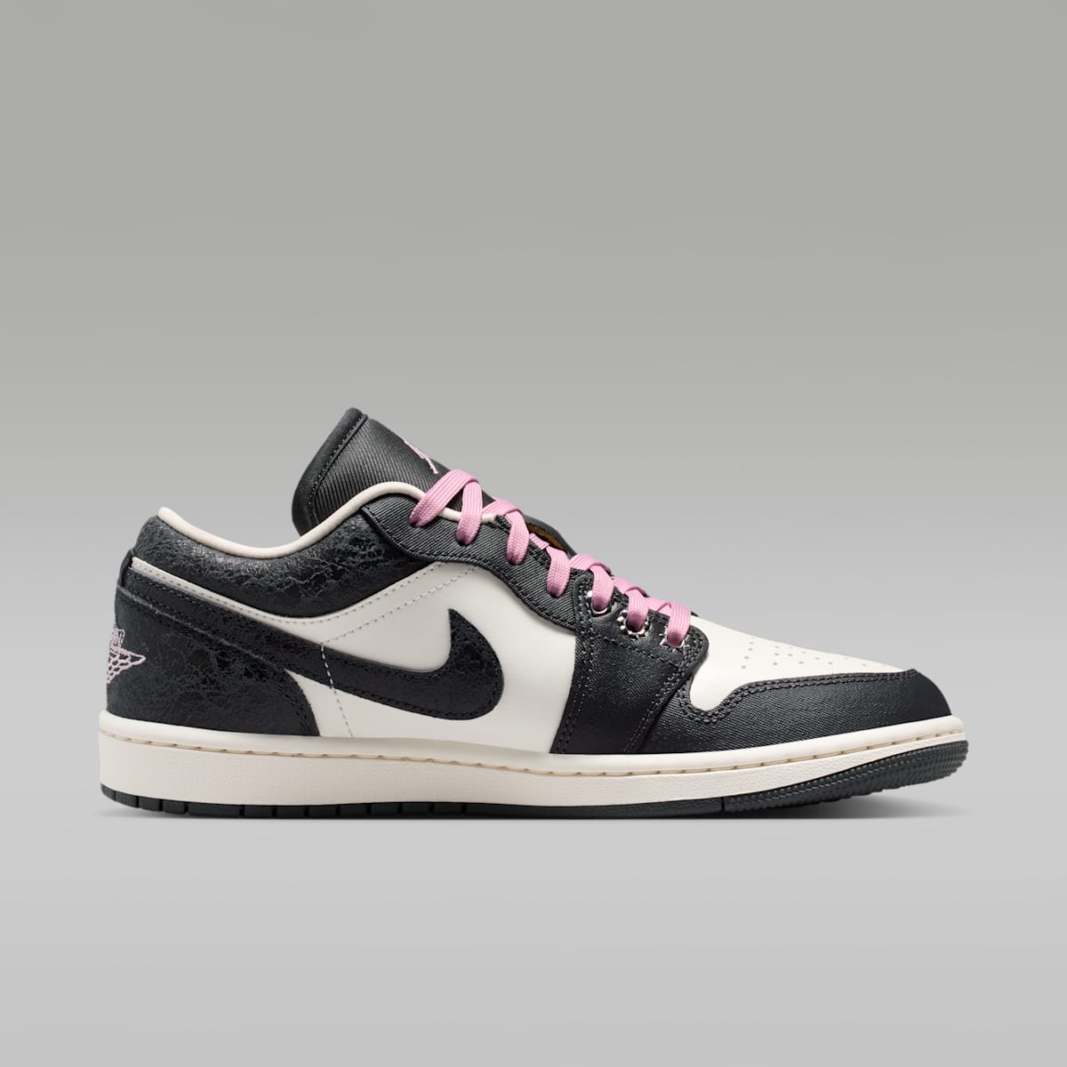 Air Jordan 1 Low SE Women's Shoes - Anthracite/Sail/Coconut Milk/Iced Carmine - Image 3