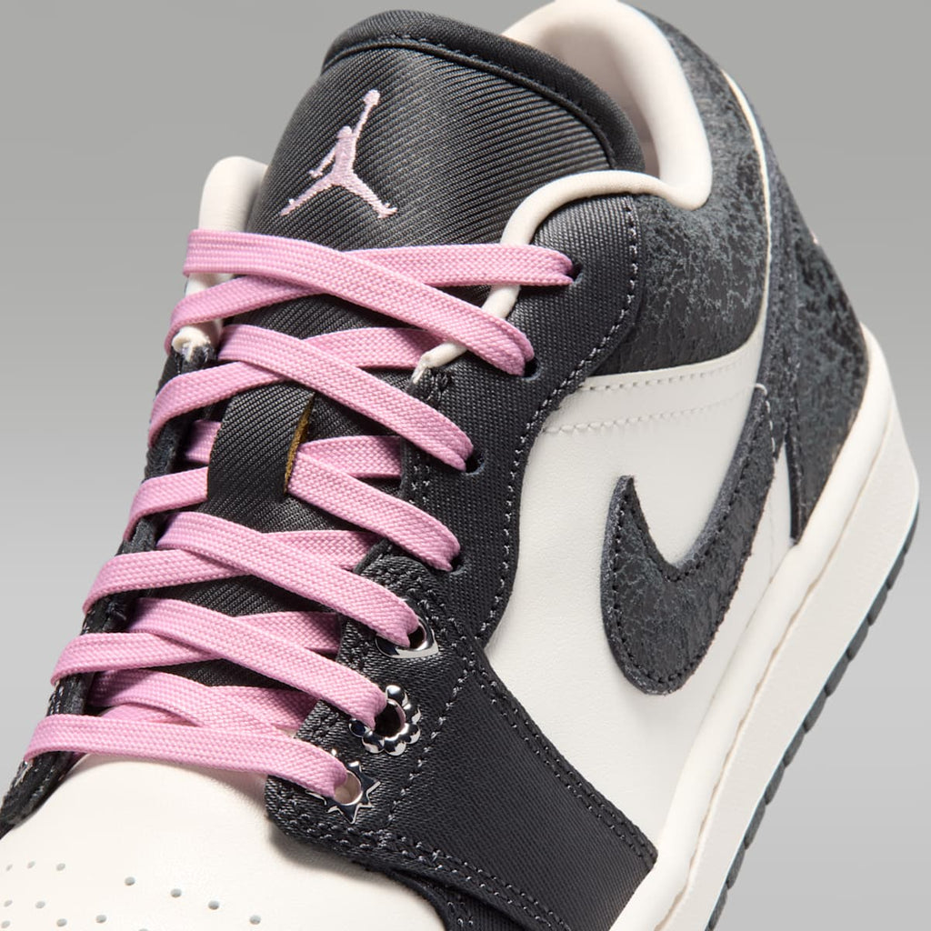 Air Jordan 1 Low SE Women's Shoes - Anthracite/Sail/Coconut Milk/Iced Carmine - Image 7