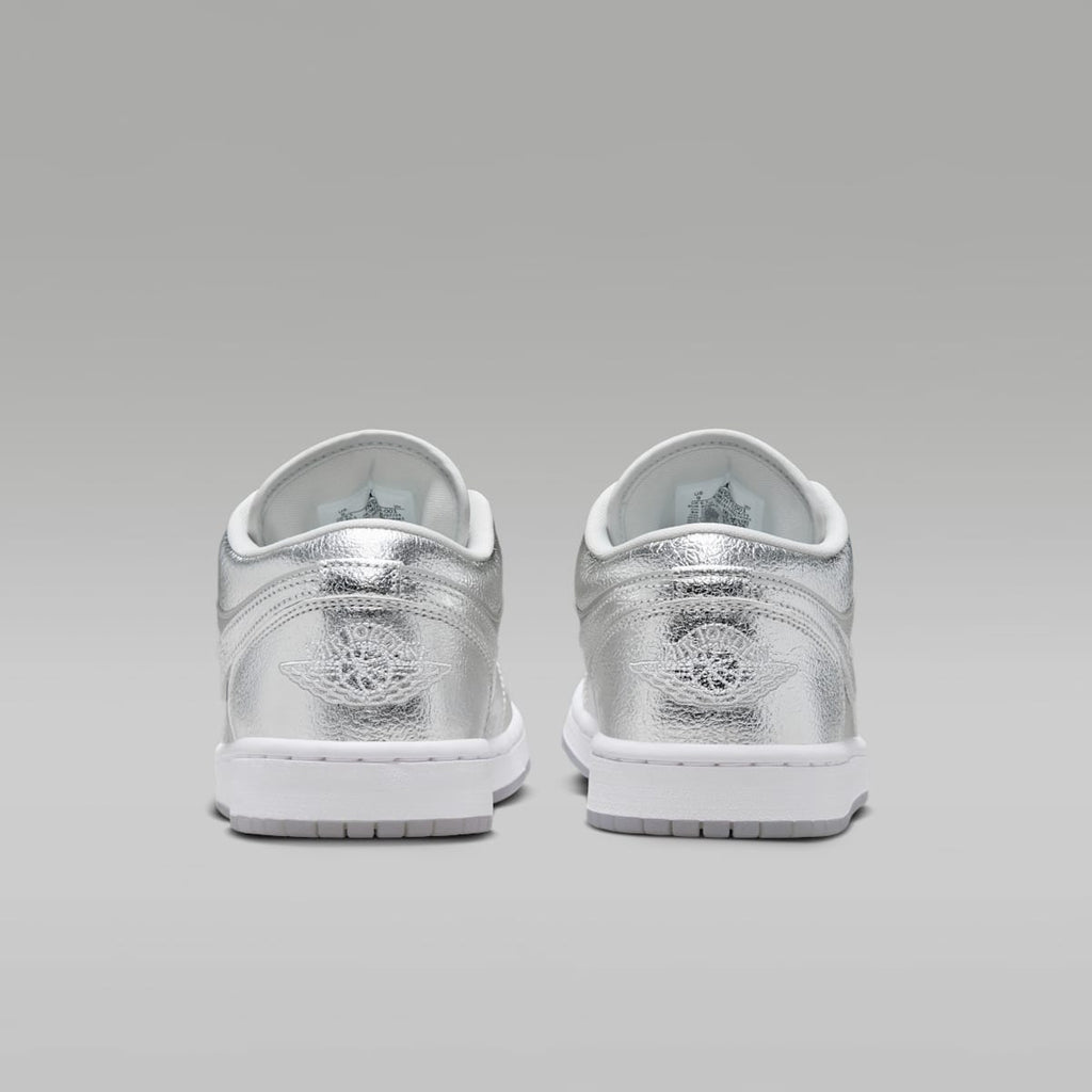 Air Jordan 1 Low SE Women's Shoes - Metallic Silver/Wolf Grey/White/Photon Dust - Image 6