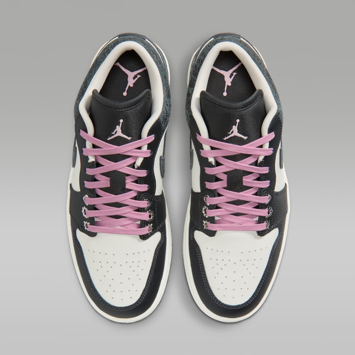 Air Jordan 1 Low SE Women's Shoes - Anthracite/Sail/Coconut Milk/Iced Carmine - Image 4