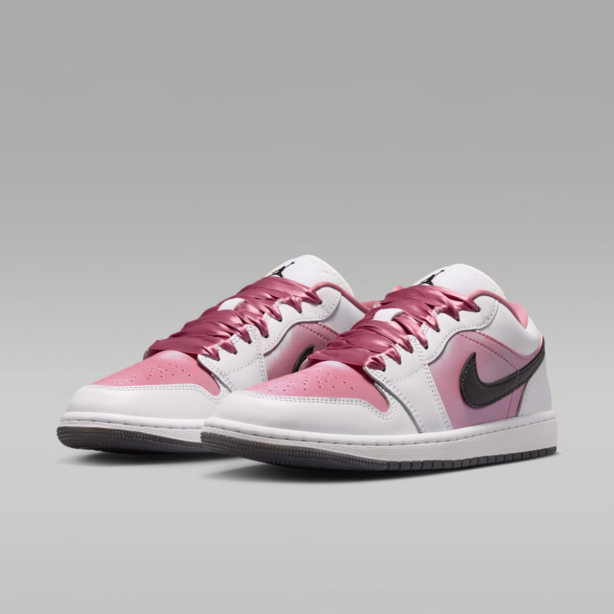 Air Jordan 1 Low SE Women's Shoes - White/Black/Desert Berry - Image 5